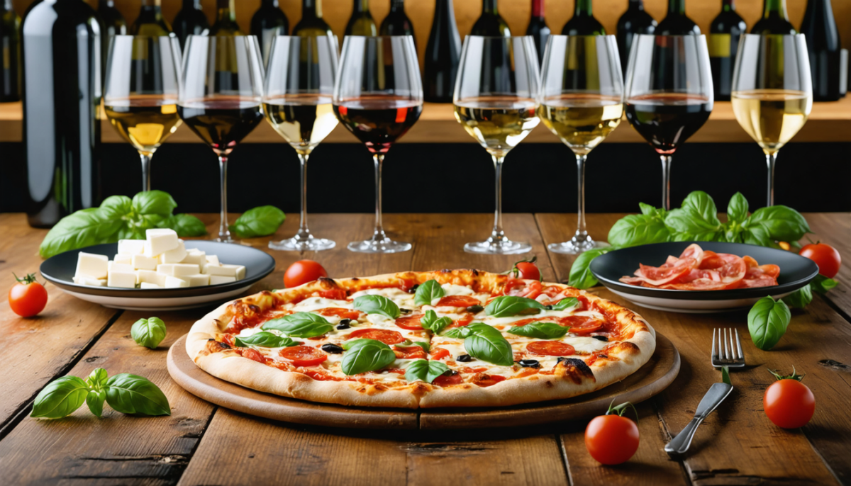 découvrez les 12 vins parfaits pour sublimer chaque bouchée de votre pizza et révéler toutes ses saveurs.