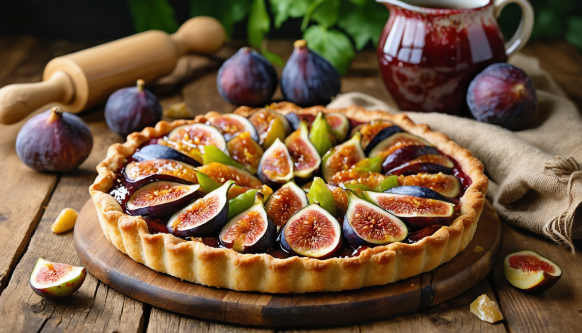 découvrez la recette facile et authentique de grand-mère pour une délicieuse tarte aux figues fraîches, parfaite pour régaler toute la famille.