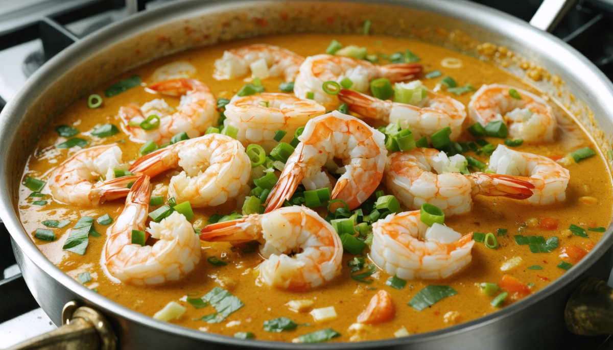 découvrez notre recette simple et rapide de curry de crevettes au lait de coco, idéale pour un repas savoureux fait maison. suivez les étapes faciles pour régaler vos papilles en un rien de temps.
