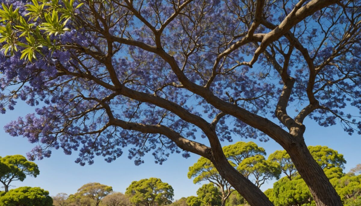 Jacaranda mimosifolia : l’arbre ornemental aux feuillages raffinés et aux fleurs éclatantes bleu azur