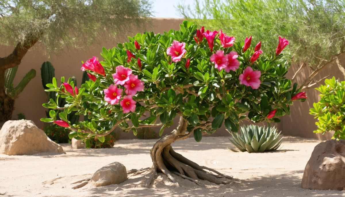découvrez le guide ultime pour cultiver, entretenir et sublimer l'adenium obesum, la rose du désert, une plante exceptionnelle qui apportera beauté et exotisme à votre jardin.