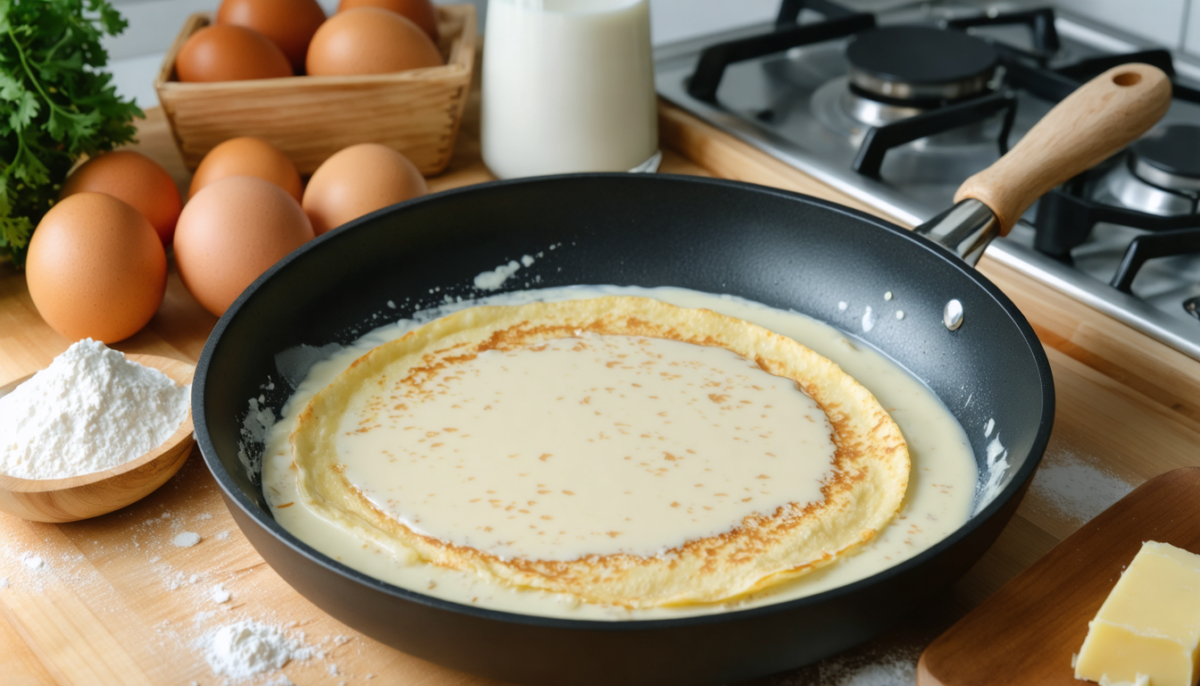 découvrez la recette incontournable de pâte à crêpes moelleuse pour 4 personnes, simple à réaliser et délicieusement savoureuse. parfaite pour une dégustation réussie en famille ou entre amis.