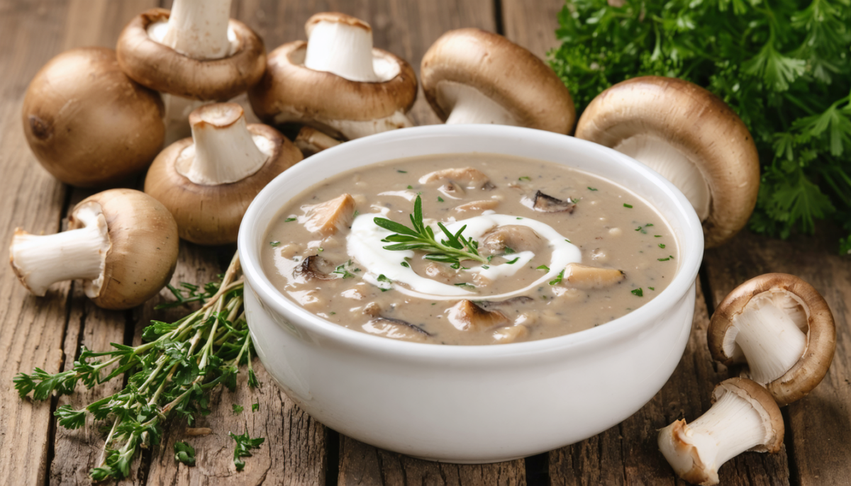 découvrez notre recette facile et rapide de velouté de champignons, un délice crémeux et réconfortant parfait pour toutes les saisons.