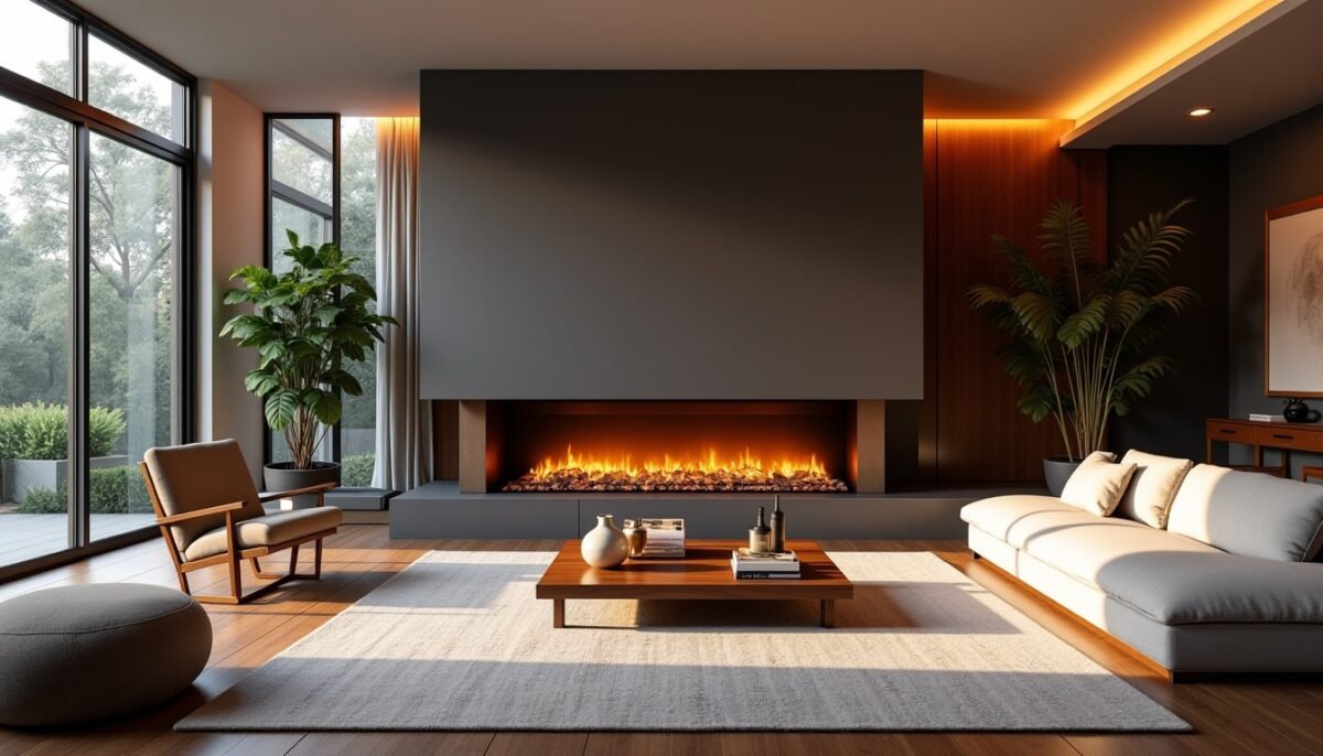 Cheminée design : fusionnez confort chaleureux et esthétique moderne pour sublimer votre intérieur contemporain